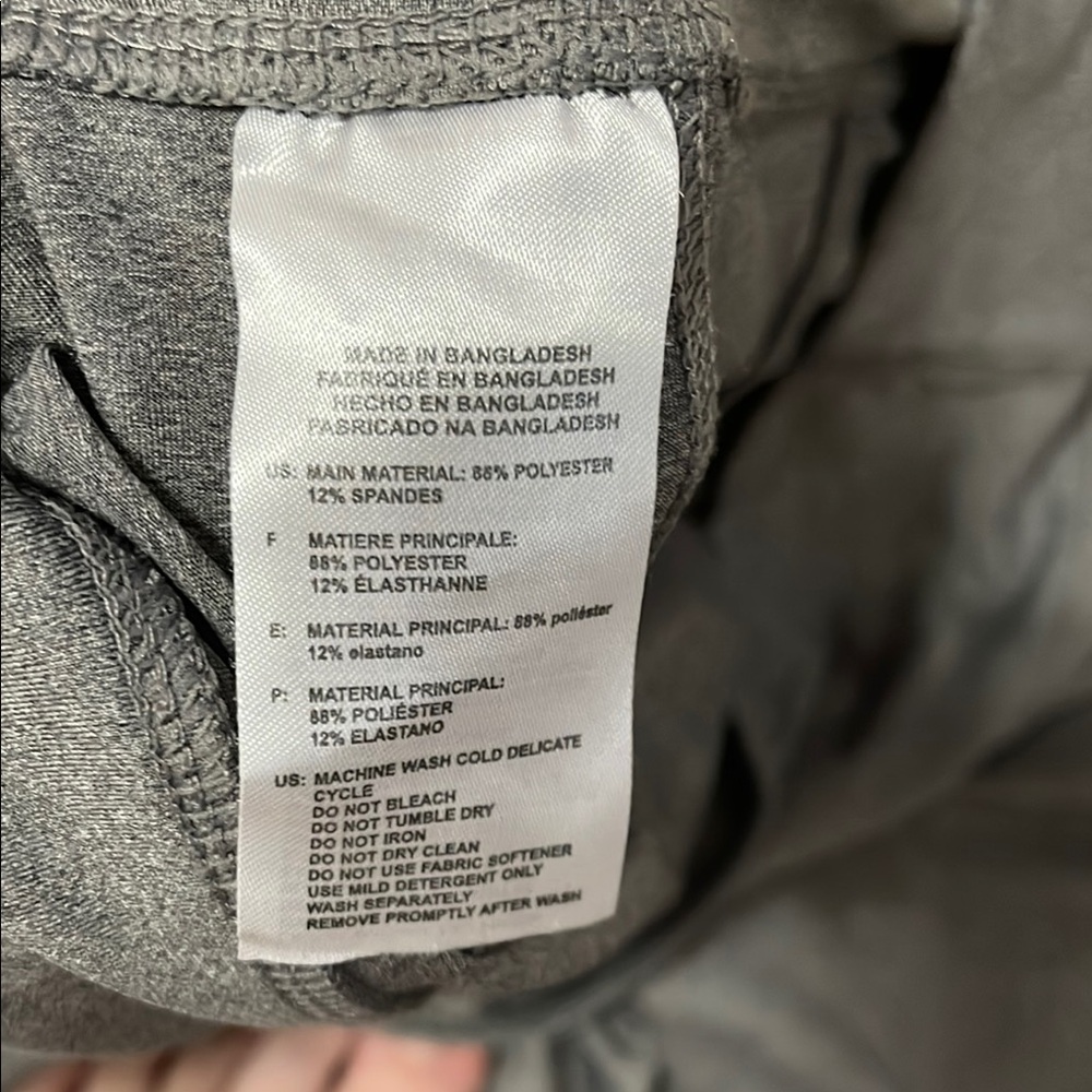 Adidas Gray Athletic Leggings - Picture 5 of 5